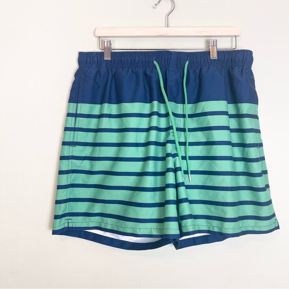 Southern Tide Swim Trunks men's size XL Navy Blue and Green
